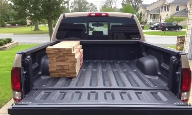 can i transport 20 2×8 in pickup truck