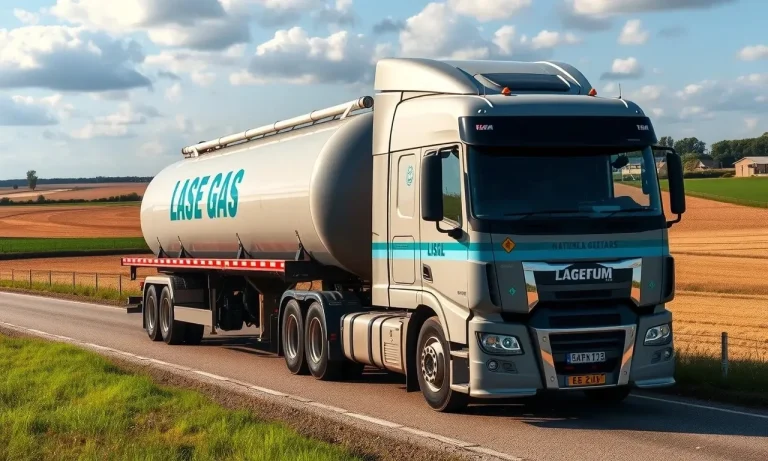 Can natural gas be transported by truck