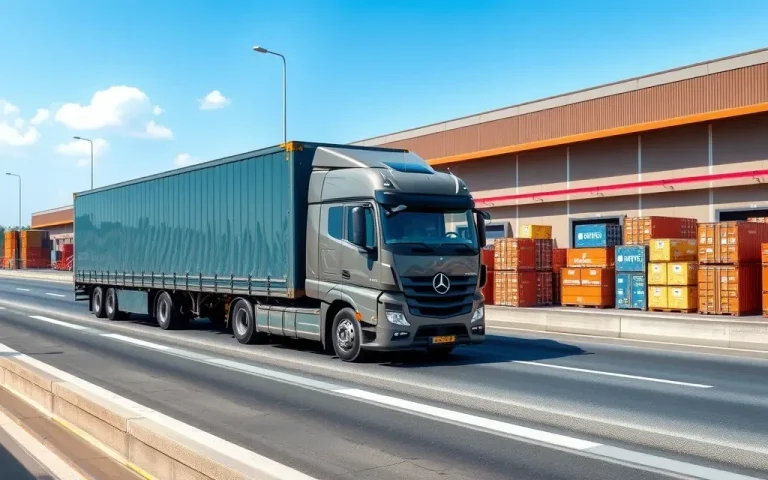 How does truck transportation lead to inventory